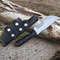 Handmade Tracker Knife With Sheath Outdoor Knife Survival Camping Knife D2 Steel Tracker Knife Fixe 3