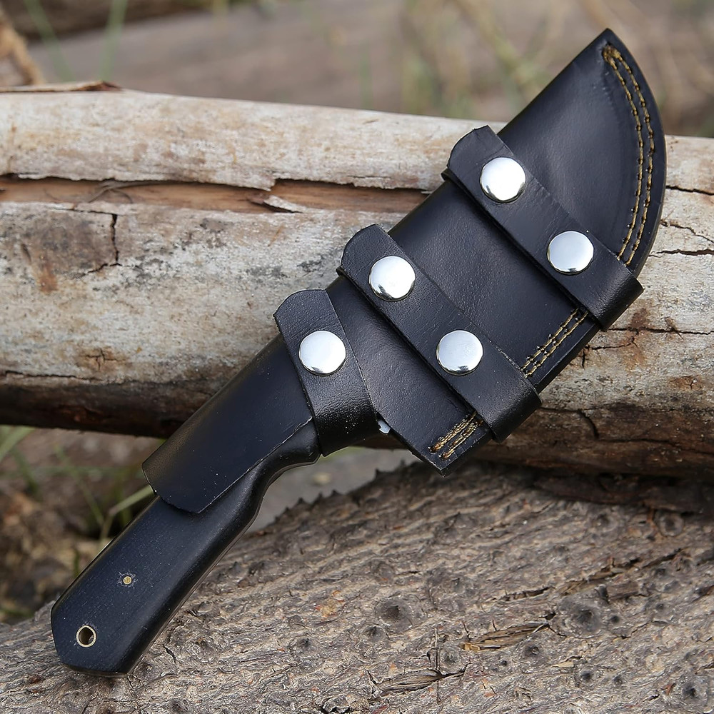 Handmade Tracker Knife With Sheath Outdoor Knife Survival Camping Knife D2 Steel Tracker Knife Fixe 4