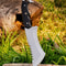 Handmade Tracker Knife With Sheath Outdoor Knife Survival Camping Knife D2 Steel Fixed Blade Huntin