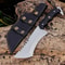 Handmade Tracker Knife With Sheath Outdoor Knife Survival Camping Knife D2 Steel Fixed Blade Huntin