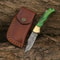 ALFARI Damascus Folding Pocket Knife For Men Deal For Camping Outdoor Hiking With Sheath Ideal For 4