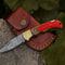 ALFARI Damascus Folding Pocket Knife For Men Deal For Camping Outdoor Hiking With Sheath Ideal For 0