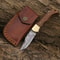 ALFARI Damascus Folding Pocket Knife For Men Deal For Camping Outdoor Hiking With Sheath Ideal For 3