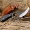 ALFARI Handmade D2 Steel Fixed Blade Skinning Hunting Knife With Gut Hook Best For Outdoor Camping 0