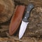 ALFARI Handmade D2 Steel Fixed Blade Skinning Hunting Knife With Gut Hook Best For Outdoor Camping 0