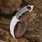 ALFARI Karambit Knife Fixed Blade With Sheath Claw Knife Black Handle Sharp Blade Camping Knives Ka 1