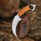 ALFARI Karambit Knife Fixed Blade With Sheath Claw Knife Black Organ Handle Sharp Blade Camping Kni 1