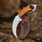 ALFARI Karambit Knife Fixed Blade With Sheath Claw Knife Black Organ Handle Sharp Blade Camping Kni 1
