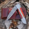 Damascus Pocket Folding Knife With Lockback Lightweight MultiTool For Camping Outdoor Hunting Survi 1
