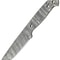 Damascus Steel Outdoor Knife Blank Tactical Survival Camping Knife Making Kit Skinner Knife Blank B 0