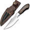 Hand Forged D2 Fixed Blade 10 Inches Hunting Knife Bushcraft Skinner Camping Outdoor Knife With She 0