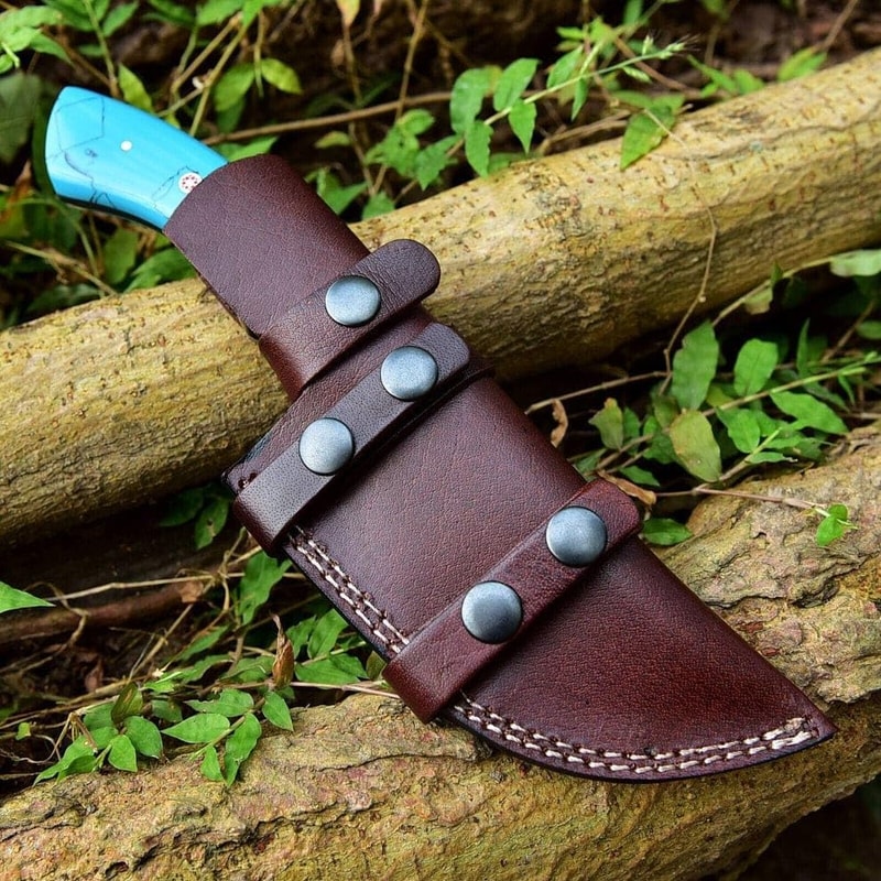 Tracker Knife Hunting Knife Full Tang Handmade Damascus Steel Sharp Edge EDC Camping Knife Ideal Re 2