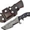 Tracker Knife Hunting Knife Full Tang Handmade Damascus Steel Sharp Edge EDC Camping Knife Ideal Gr 0
