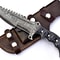Tracker Knife Hunting Knife Full Tang Handmade Damascus Steel Sharp Edge EDC Camping Knife Ideal Gr 1