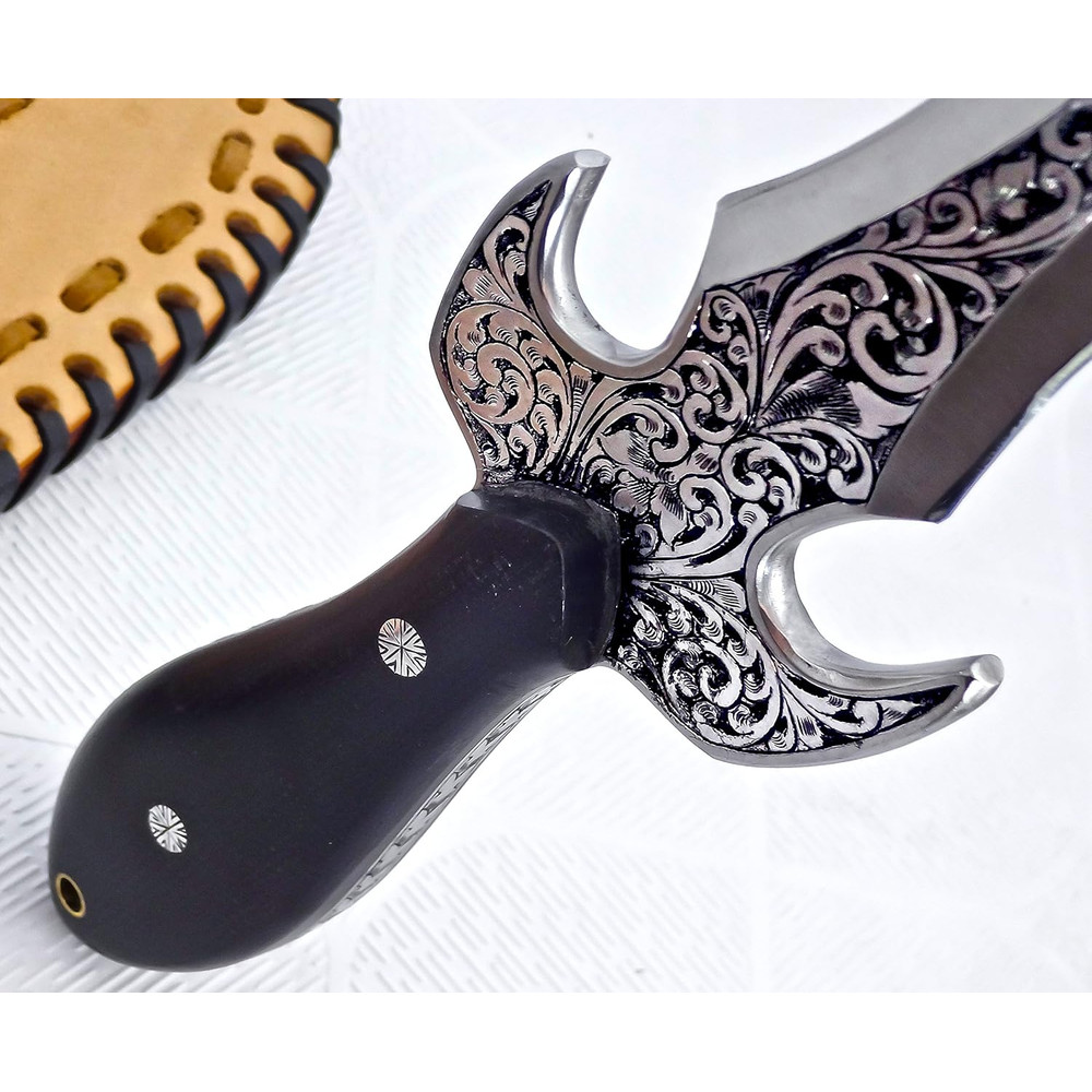 Handmade D2 Steel Dagger Knife Hunting Knife Perfect Grip With Micarta Handle Horizontal Carry Knif 3