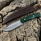 8 Inches Fixed Blade Hunting Knife With Leather Sheath Ideal For Outdoor Camping Skinning And Surv 0