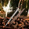 ALFARI Damascus Steel Swiss Dagger Viking Double Edge Sword 38 Inches Handmade Damascus Steel Sword 0