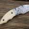 Damascus Pocket Folding Knife With Sheath Laguiole Lightweight MultiTool For Camping Outdoor Huntin 0