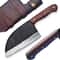 Alfari D2 Cleaver Fixed Blade Pocket Knife Rose Wood Handle With Sheath Kitchen Outdoors 0