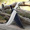 ALFARI Bowie Knife 18 Large Crocodile Dundee Bowie Knife With Leather Sheath Fixed Blade Knife With 0