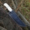 ALFARI Bowie Knife 18 Large Crocodile Dundee Bowie Knife With Leather Sheath Fixed Blade Knife With 4