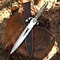 ALFARI D2 Dagger Knife Large Fixed Blade Knife With Leather Sheath Fixed Blade Knife With Sheath Bo 1