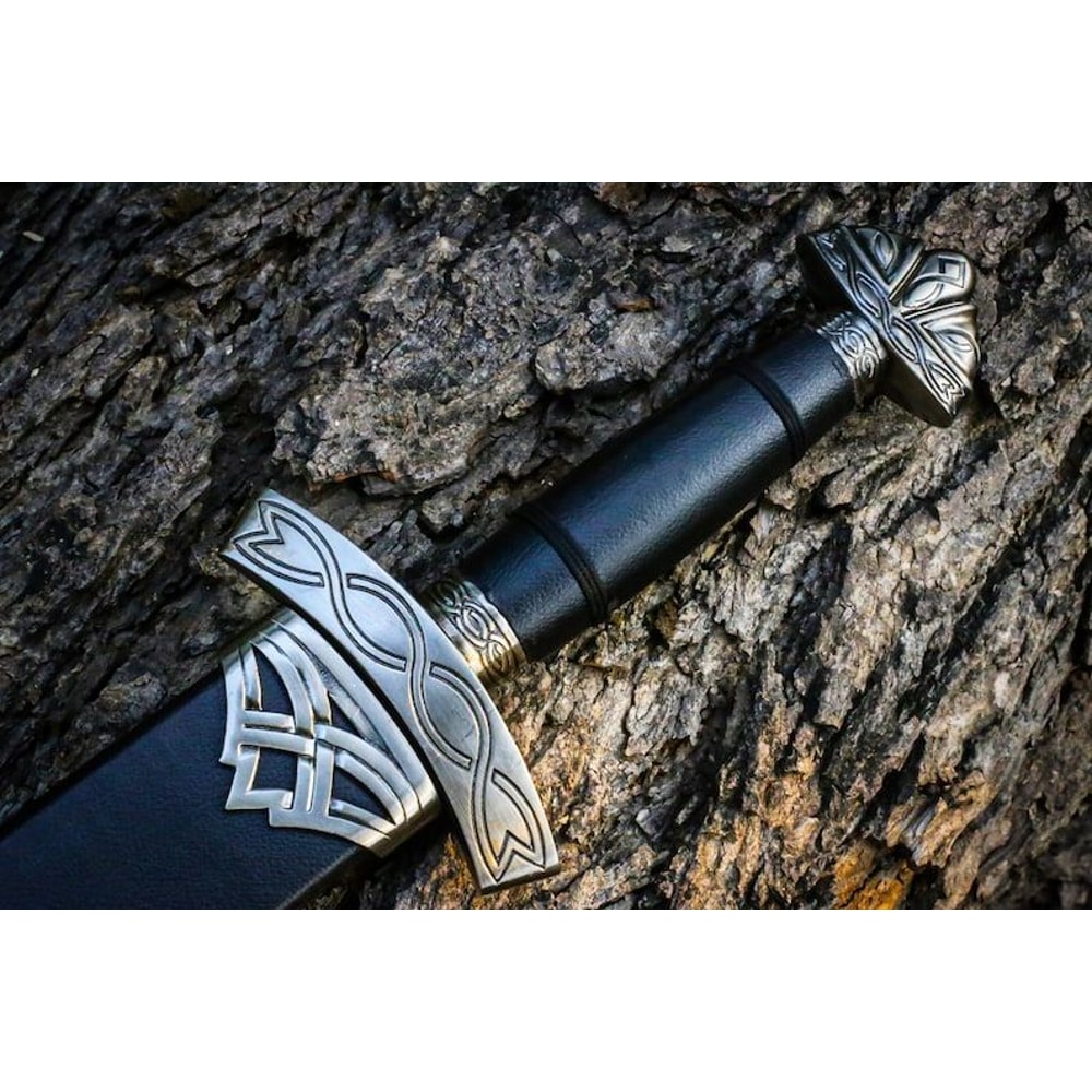 38 Inche Handmade Damascus Steel Beautiful Sword Hand Forged Sword Damascus Sword With Sheath Gift 2