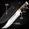 ALFARI 18 Inches D2 Bowie Knife Large Crocodile Dundee Bowie Knife Fixed Blade Hunting Knife With S 4