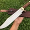 ALFARI 18 Inches D2 Bowie Knife Large Crocodile Dundee Bowie Knife Fixed Blade Hunting Knife With S 0