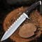 ALFARI 15 Inches D2 Bowie Knife Large Crocodile Dundee Bowie Knife Fixed Blade Hunting Knife With S 0