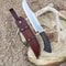 ALFARI Custom Handmade D2 Steel 18 Hunting Camping Bowie Knife With Stag Horn Handle EDC Fixed Blad 0