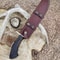 ALFARI Custom Handmade D2 Steel 18 Hunting Camping Bowie Knife With Stag Horn Handle EDC Fixed Blad 2