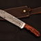 Damascus Steel Survival Bowie Knife Heavy Duty Tactical Camping Blade 0