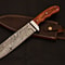 Damascus Steel Survival Bowie Knife Heavy Duty Tactical Camping Blade 4