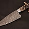 Damascus Steel Cooking Knife Artisan Chef Blade With Ram Horn Handle Birthday Gifts 0