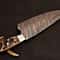 Damascus Steel Cooking Knife Artisan Chef Blade With Ram Horn Handle Birthday Gifts 2