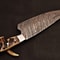 Damascus Steel Cooking Knife Artisan Chef Blade With Ram Horn Handle Birthday Gifts 2