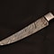 Damascus Steel Chef Knife Handcrafted Cooking Blade With Leather Sheath Housewarming Gifts 1