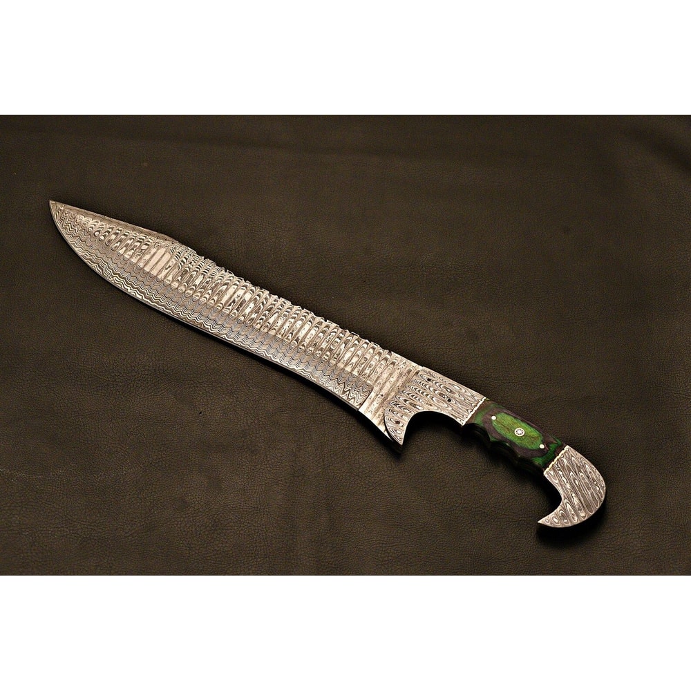 Premium Damascus Falcon Knife Camping Survival Blade Christmas Present Groomsmen Holiday Gifts 7
