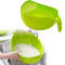 MultiPurpose Strainer Or Washer Bowl For Rice Fruits  Vegetable Rice BowlGreen Pack Of 1 2