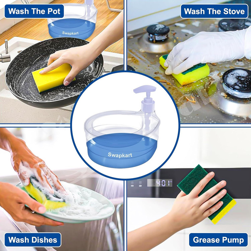 Double Layer Soap Dispenser For Bathroom Accessories Dishwasher Liquid Holder Liquid Dispenser Pump 2