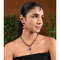 New Jewels Silver Plated Stylish Design Crystal Diamond Necklace With Earrings  Maang Tikka Jewelle 1