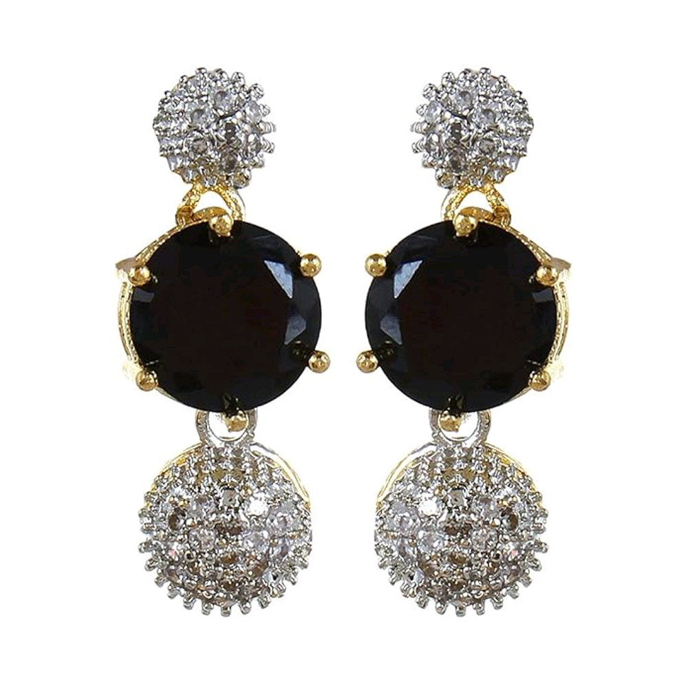 Jewellery Set For Women American Diamond Combo Of Choker Necklace Set With Earrings Bracelet And Ri 3