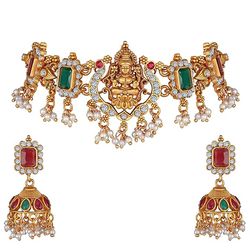 jewellery set for women | temple necklace set | festive wedding party necklace