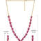 Delicate Ruby Necklace Set For Women 5