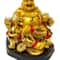 Feng Shui Laughing Buddha Sitting On Chair Ingot Standard Multi Color 4
