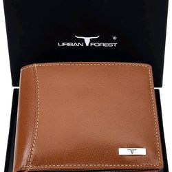 oliver cognac leather wallet for men