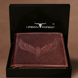 zeus caramel brown leather wallet for men