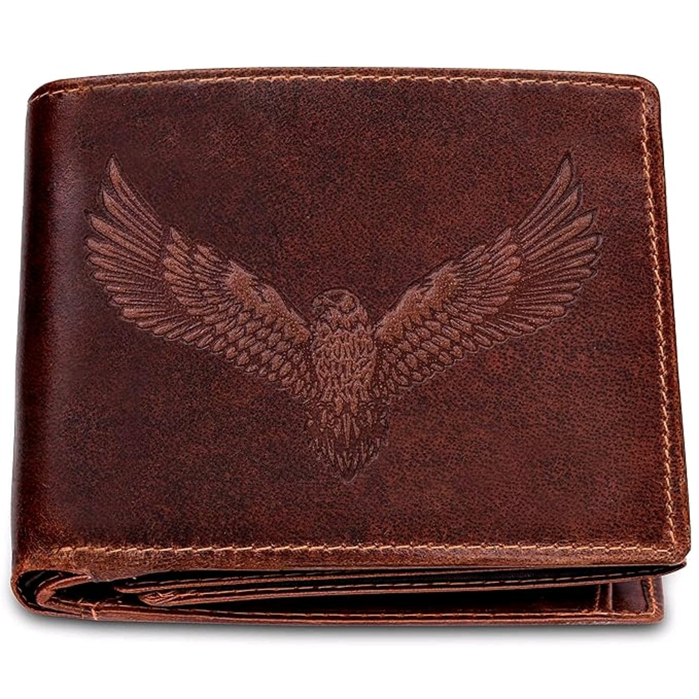 Zeus Caramel Brown Leather Wallet For Men 1