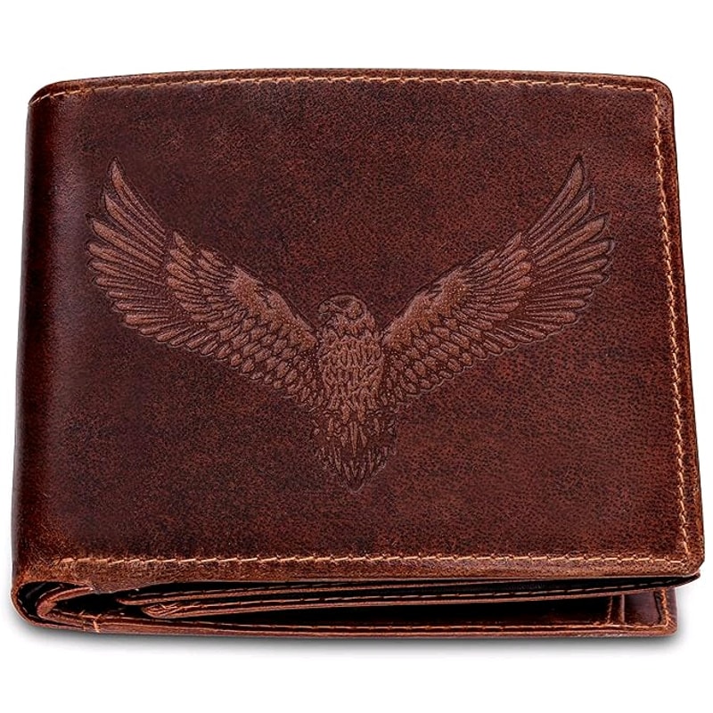 Zeus Caramel Brown Leather Wallet For Men 1